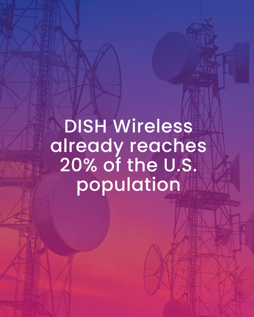 DISH WIreless already reaches 20% of the U.S. population