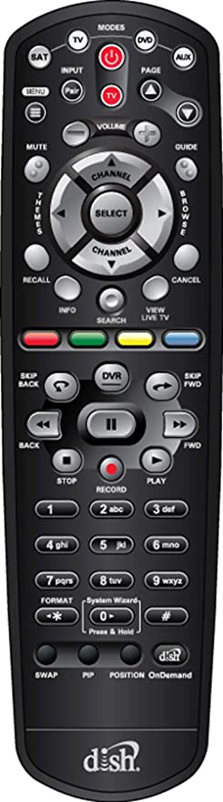 DISH Remote 40 image with control keys