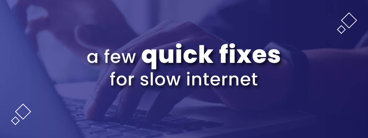 hands on a keyboard finding quick fixes for slow internet at night