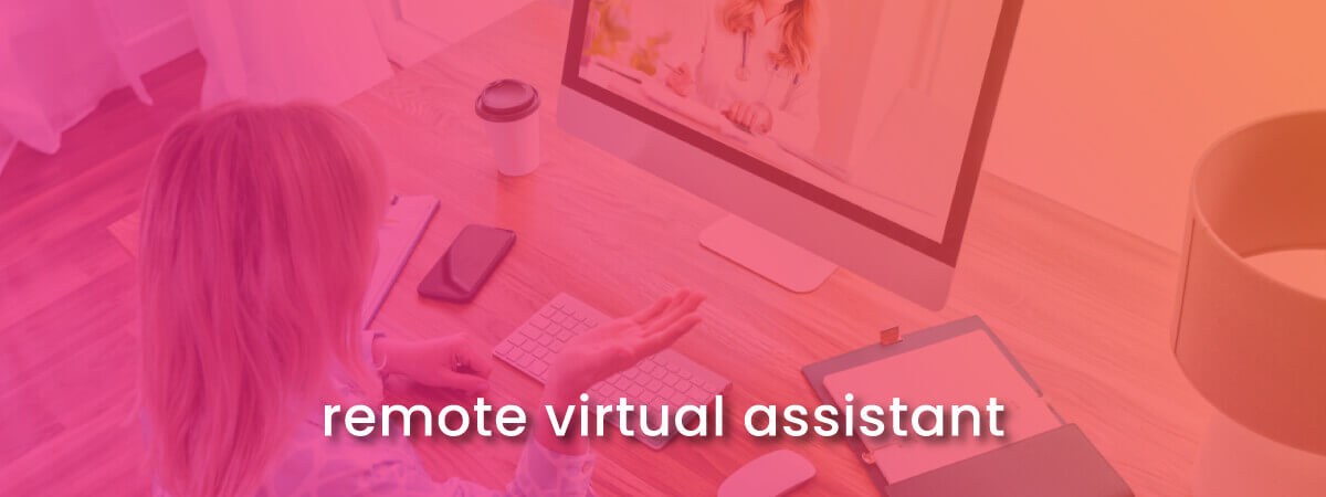 remote virtual assistant videoconferencing with her boss and an open calendar