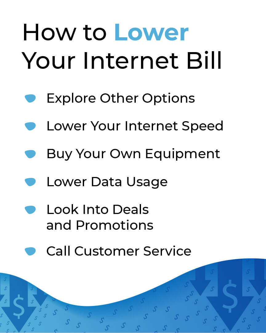 Advice on how to lower your internet bill