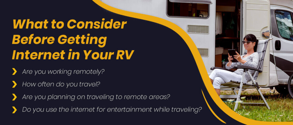 what to consider before getting internet in your rv