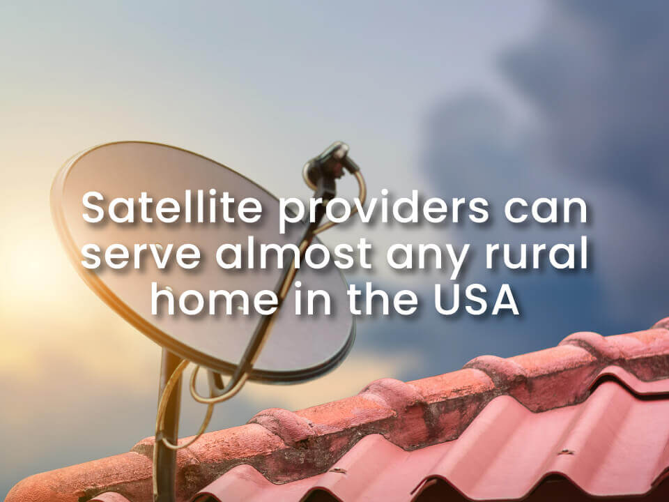 satellite covers almost all of rural America