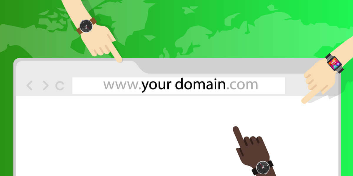 Domain name DNS aith screen shot saying "your domain name)