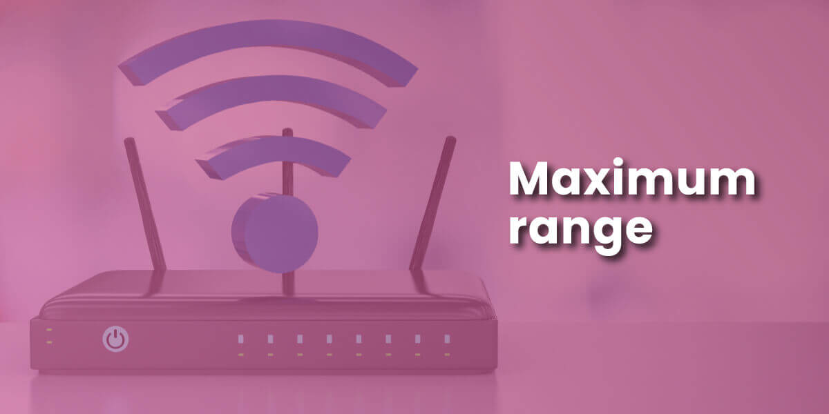 maximum range for fiber router 
