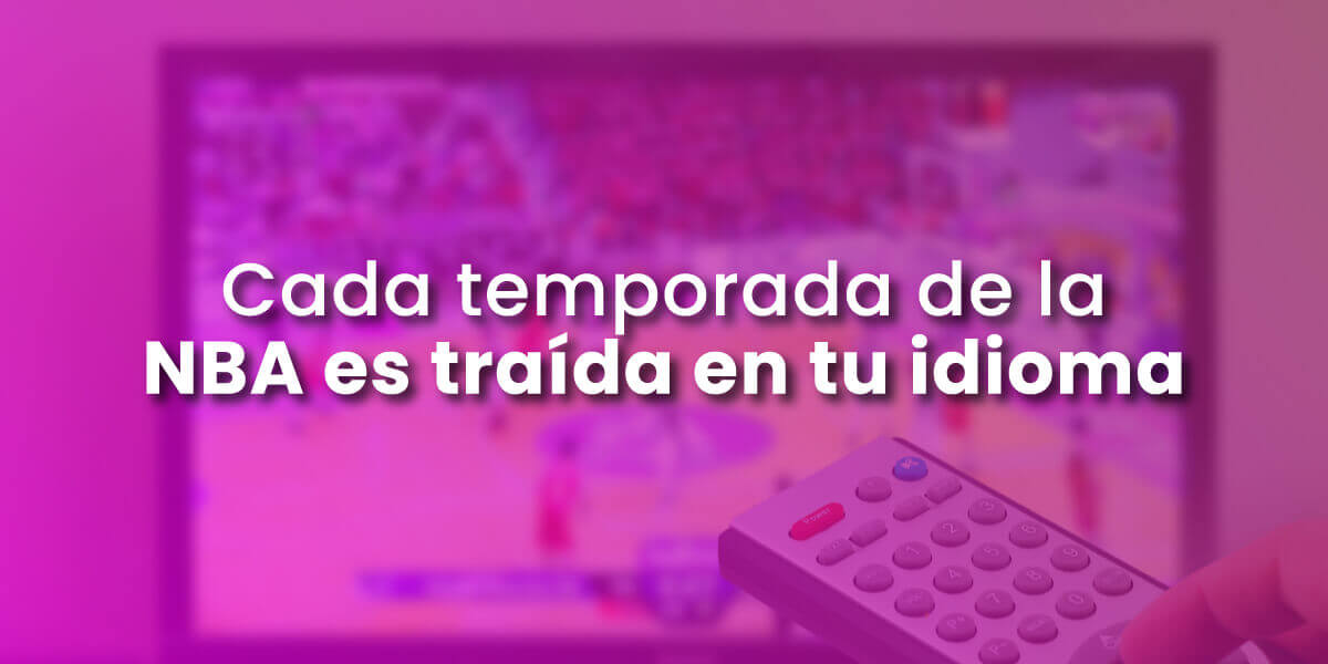 Transmisión de juego de baloncesto en televisión