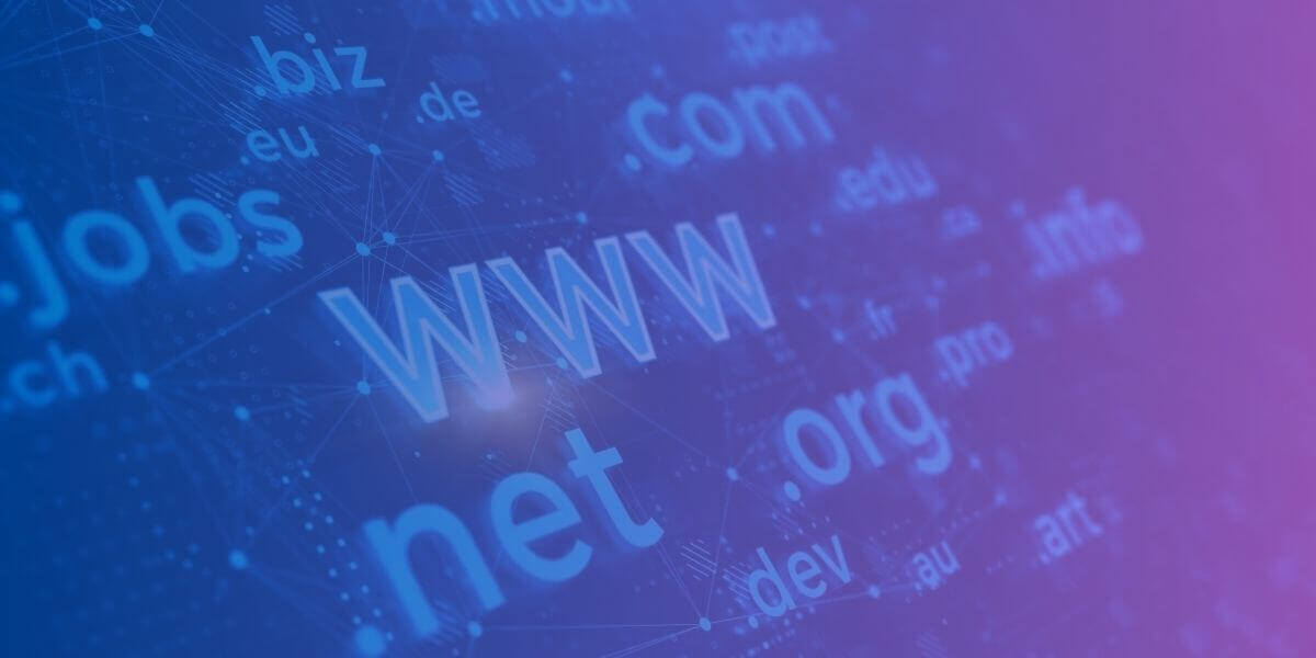 floating internet phrases such as www and .net