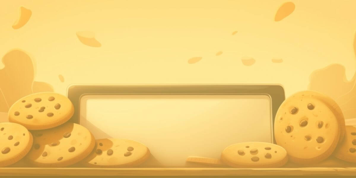 El arenero de la privacidad simbolizado por una caja de color arena con cookies