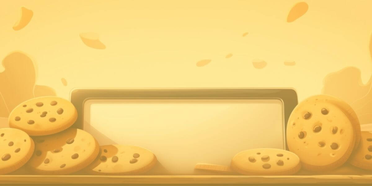 Privacy sandbox symbolized by sand-colored box with cookies