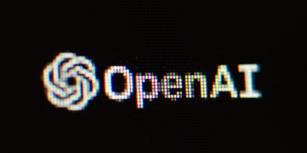 OpenAI logo looking burry