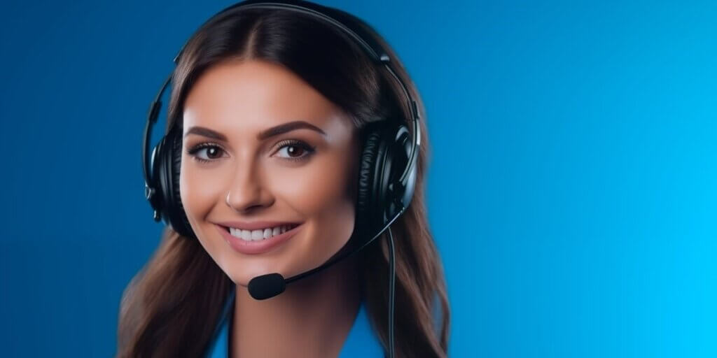 smiling customer support rep from ISP