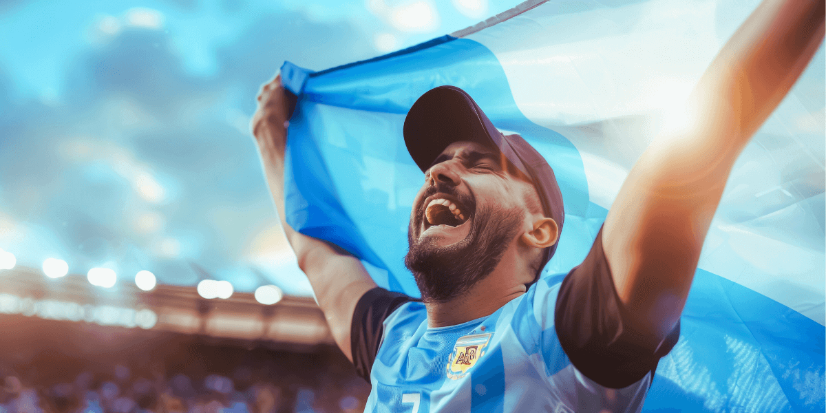 Argentina soccer fan