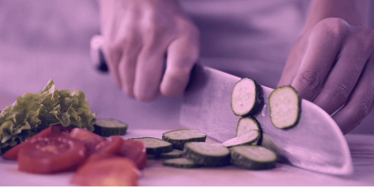 Cutting vegetables