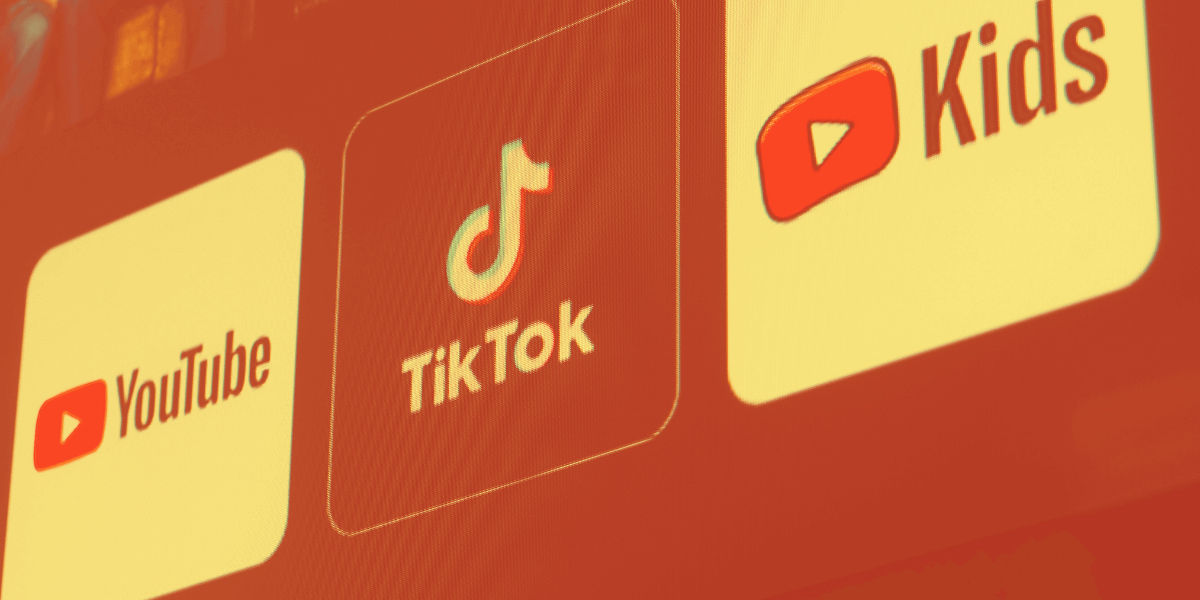 YouTube, TikTok and Youtube apps on screen