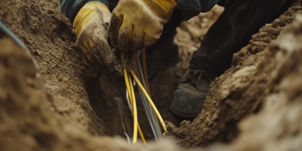 Underground fiber cables