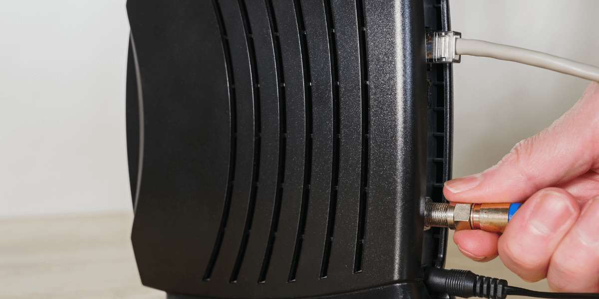 cable router connection