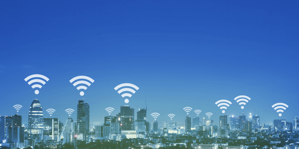 wi-fi connections in a city