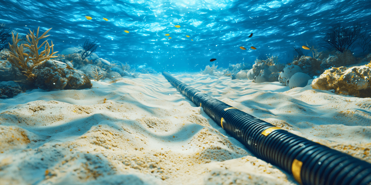 Underwater fiber cables