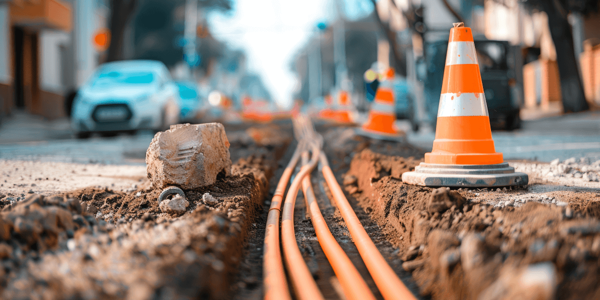 underground fiber cables