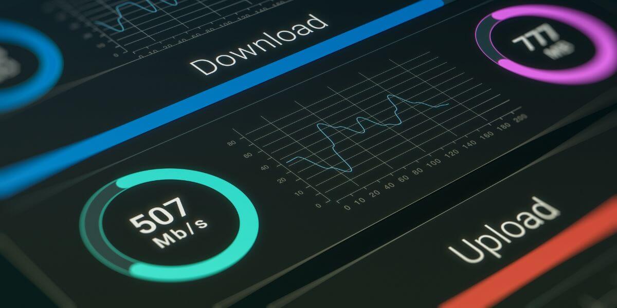 testing fiber speed upload download speeds