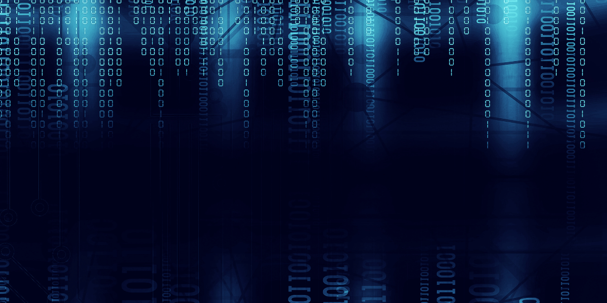 blue neon graphic