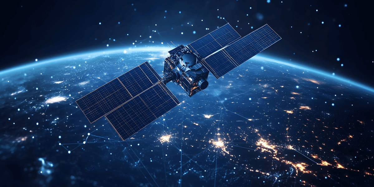 satellite in space