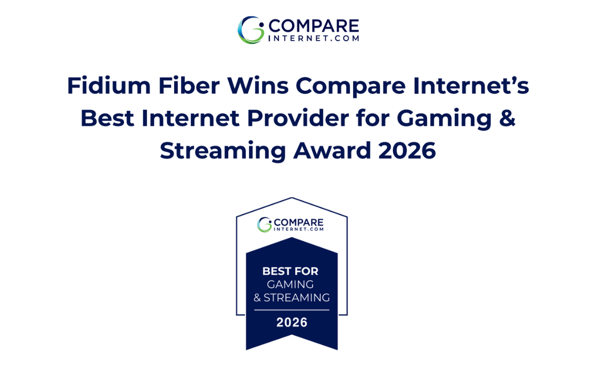 Fidium Fiber Wins Best Internet Provider for Gaming & Streaming ...