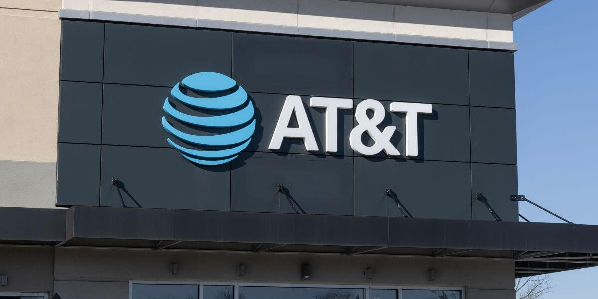 AT&T logo on building