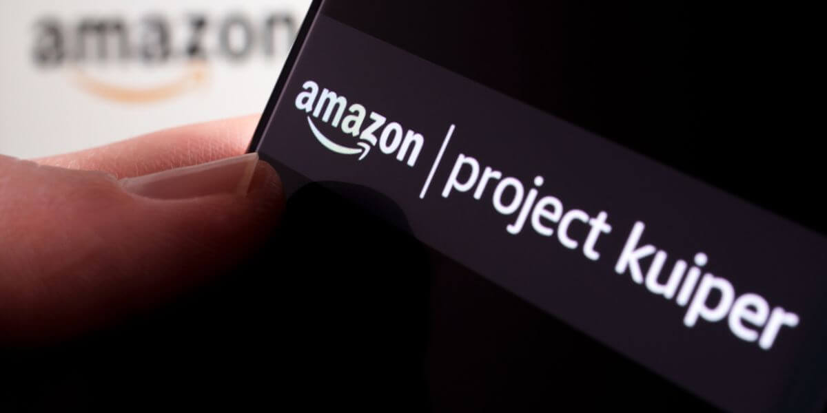 Amazon Leo internet on screen