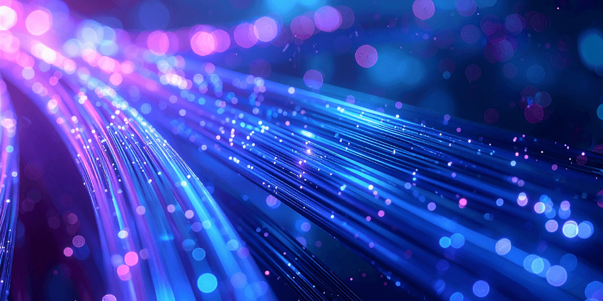 blue and pink light graphic