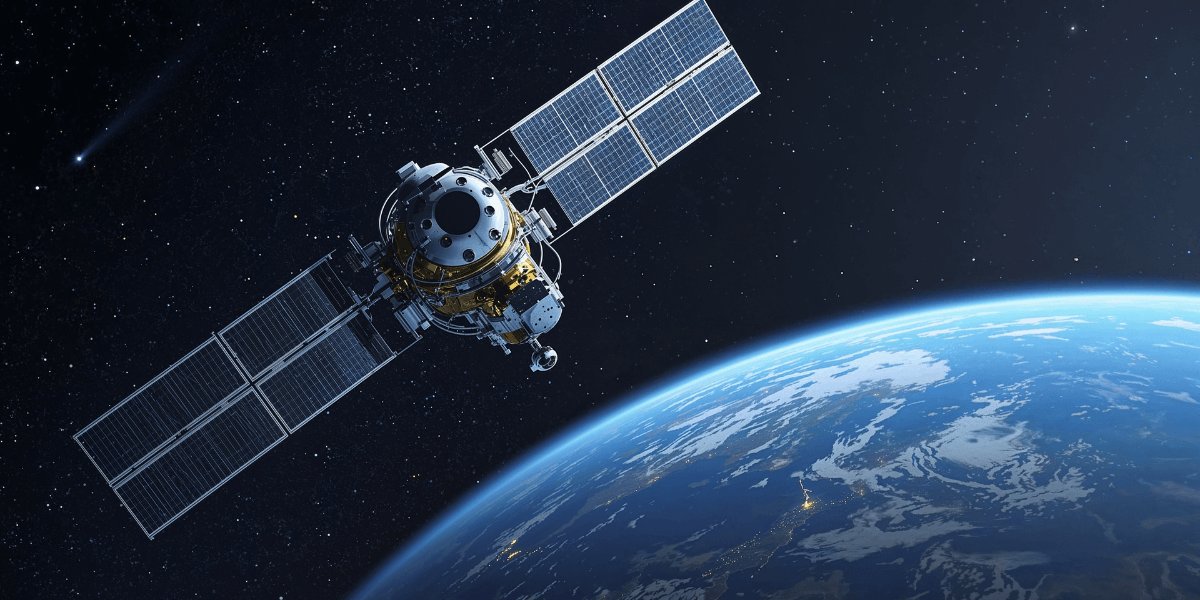 satellite internet in space