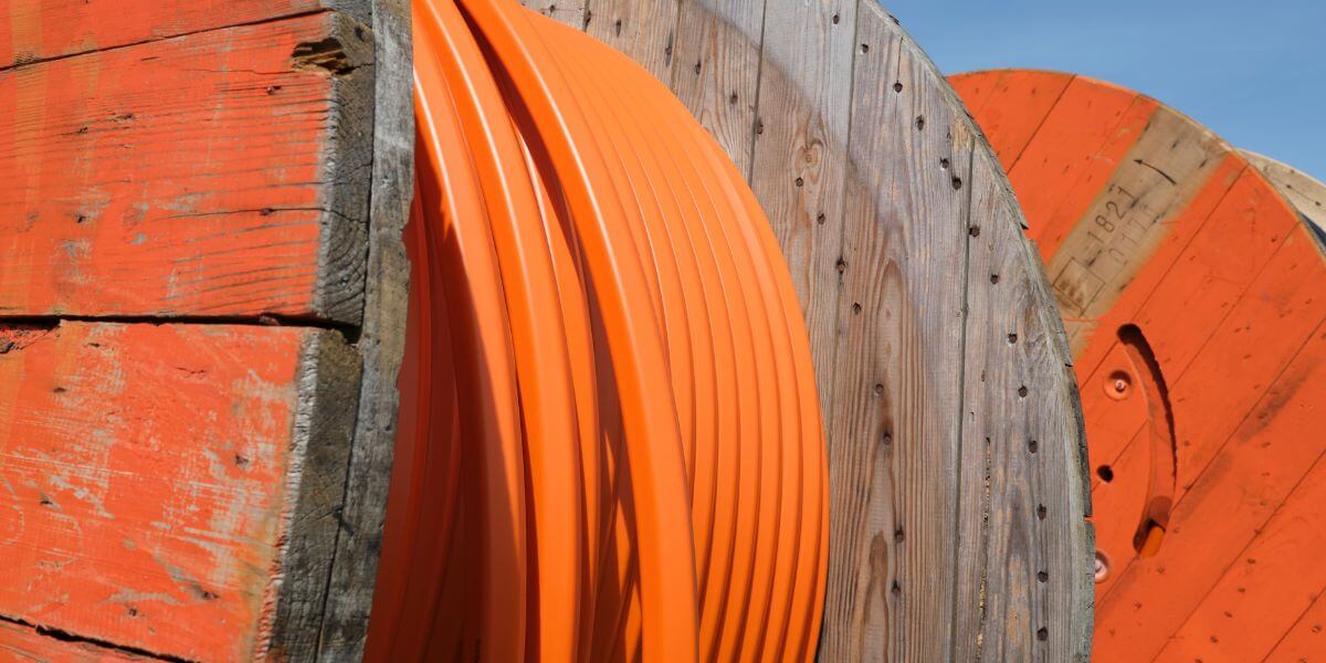 fiber cable spools